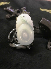 Load image into Gallery viewer, 10% OFF on Sales- Certified Natural Icy Jadeite Emerald Jade tablets Pearl Pendant 《Grade A》4589