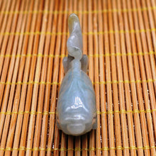 Load image into Gallery viewer, 10% OFF on Sales- Certified Natural Jadeite Emerald Jade tablets Emerald Gold Fish Pendant《Grade A》9948