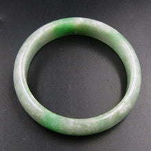 Load image into Gallery viewer, 10% OFF on Sales- 57 mm-Certified Natural Ice Jadeite Emerald Jade tablets Bracelet Bangle 《Grade A》