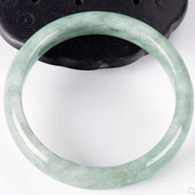 Load image into Gallery viewer, 10% OFF) 54-65mm Certified Natural Jadeite Emerald A Jade Bracelet Bangle A1940