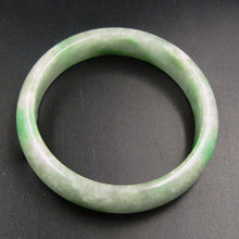 Load image into Gallery viewer, 10% OFF on Sales- 57 mm-Certified Natural Ice Jadeite Emerald Jade tablets Bracelet Bangle 《Grade A》