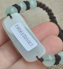 Load image into Gallery viewer, 10% OFF- 160 mm Certified Natural Jadeite Emerald Jade Handcarved Flower Bracelet《Grade A》9561