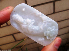 Load image into Gallery viewer, 10% OFF on Sales- Certified Natural Light Oily Green Jadeite Emerald Jade GuanYin Pendant【Grade A】9794