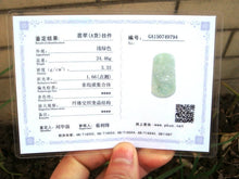 Load image into Gallery viewer, 10% OFF on Sales- Certified Natural Light Oily Green Jadeite Emerald Jade GuanYin Pendant【Grade A】9794