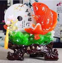 Load image into Gallery viewer, Chinese Feng Shui Lucky Money Coin Gourd Statue Wealth Home/Office Decor Sculpture Craft Living Room TV Cabinet Fortune Ornament Housewarming Gift