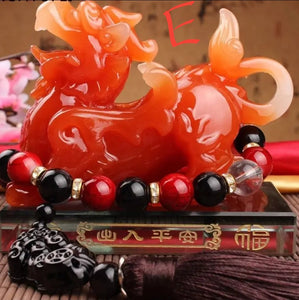 Chinese Feng Shui Lucky Money Beast Brave Troop/Pixiu/Dragon Lion Statue Wealth Home/Office Decor Sculpture Craft Living Room TV Cabinet Fortune Ornament Housewarming Gift