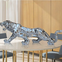 Load image into Gallery viewer, Chinese Feng Shui Good Fortune Wealth Lucky Gold/Silver Tiger Statue Home/Office Decor Sculpture Craft Living Room TV Cabinet Fortune Ornament Housewarming Gift