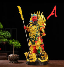 Load image into Gallery viewer, Chinese Feng Shui Lucky Successful GuanGong/ GuanYu Statue Home/Office Decor Sculpture Craft Living Room TV Cabinet Fortune Ornament Housewarming Gift