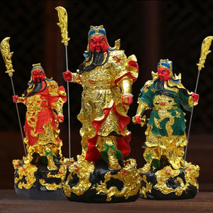 Chinese Feng Shui Lucky Successful GuanGong/ GuanYu Statue Home/Office Decor Sculpture Craft Living Room TV Cabinet Fortune Ornament Housewarming Gift