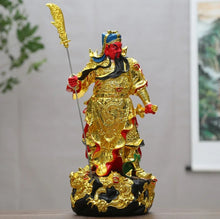 Load image into Gallery viewer, Chinese Feng Shui Lucky Successful GuanGong/ GuanYu Statue Home/Office Decor Sculpture Craft Living Room TV Cabinet Fortune Ornament Housewarming Gift