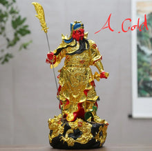 Load image into Gallery viewer, Chinese Feng Shui Lucky Successful GuanGong/ GuanYu Statue Home/Office Decor Sculpture Craft Living Room TV Cabinet Fortune Ornament Housewarming Gift