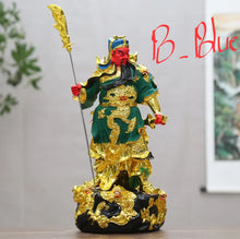 Load image into Gallery viewer, Chinese Feng Shui Lucky Successful GuanGong/ GuanYu Statue Home/Office Decor Sculpture Craft Living Room TV Cabinet Fortune Ornament Housewarming Gift