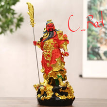 Load image into Gallery viewer, Chinese Feng Shui Lucky Successful GuanGong/ GuanYu Statue Home/Office Decor Sculpture Craft Living Room TV Cabinet Fortune Ornament Housewarming Gift