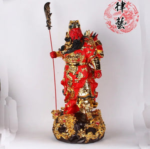 Chinese Feng Shui Lucky Successful GuanGong/ GuanYu Statue Home/Office Decor Sculpture Craft Living Room TV Cabinet Fortune Ornament Housewarming Gift