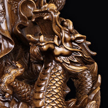 Load image into Gallery viewer, Chinese Feng Shui Wealth Successful Gold GuanGong Statue Home/Office Decor Sculpture Craft Living Room TV Cabinet Fortune Ornament Housewarming Gift