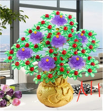 Load image into Gallery viewer, Chinese Feng Shui Wealth Lucky Money Tree Amethyst Gem Stone Statue Home/Office Decor Sculpture Craft Living Room TV Cabinet Fortune Ornament Housewarming Gift