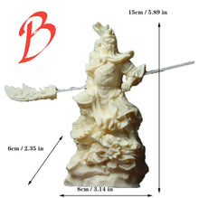 Load image into Gallery viewer, Chinese Feng Shui Good Fortune Wealth Blessing Guanyin/GuanGong Statue Home/Office Decor Sculpture Craft Living Room TV Cabinet Fortune Ornament Housewarming Gift