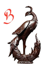 Load image into Gallery viewer, Chinese Feng Shui Good Fortune Wealth Lucky Beauty Phoenix Statue Home/Office Decor Sculpture Craft Living Room TV Cabinet Fortune Ornament Housewarming Gift