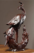 Load image into Gallery viewer, Chinese Feng Shui Good Fortune Wealth Lucky Beauty Phoenix Statue Home/Office Decor Sculpture Craft Living Room TV Cabinet Fortune Ornament Housewarming Gift