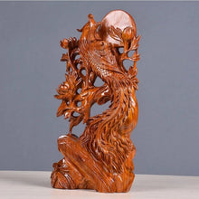Load image into Gallery viewer, Chinese Feng Shui Good Fortune Wealth Lucky Beauty Phoenix Statue Home/Office Decor Sculpture Craft Living Room TV Cabinet Fortune Ornament Housewarming Gift