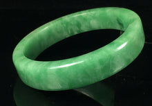 Load image into Gallery viewer, 10% OFF- 50/51/52mm Certified Natural Jadeite Emerald A*Jade HandCarved Lucky Jade Bangle A163