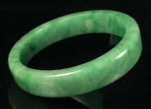 Load image into Gallery viewer, 10% OFF- 50/51/52mm Certified Natural Jadeite Emerald A*Jade HandCarved Lucky Jade Bangle A163