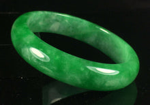 Load image into Gallery viewer, 10% OFF- 55/56/57mm Certified Jadeite Emerald A Jade HandCarved Lucky Bracelet Bangle GX873