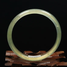 Load image into Gallery viewer, 10% OFF- 50/51/52mm Certified Natural Emerald Icy Xiu Jade*A Handcarved Lucky Bracelet Bangle VV5901