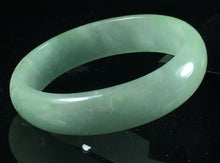 Load image into Gallery viewer, 10% OFF- 51/52/53mm x 46mm Certified Natural Lavender Jadeite Emerald A*Jade HandCarved Lucky Jade Bangle A142