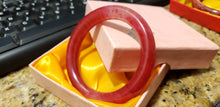 Load image into Gallery viewer, 10% OFF- 51/52/53mm Certified Natural Red Jadeite Emerald A*Jade HandCarved Bangle A68