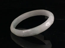 Load image into Gallery viewer, 10% OFF- 53/54/55mm Certified Natural Lavender Jadeite Emerald A*Jade HandCarved Lucky Jade Bangle A100