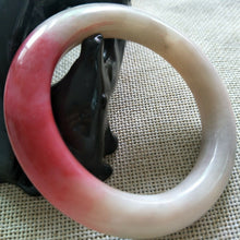 Load image into Gallery viewer, 10% OFF- 50/51/52mm Certified Natural Red Emerald Xiu Jade A HandCarved Lucky Round Bracelet Bangle A143