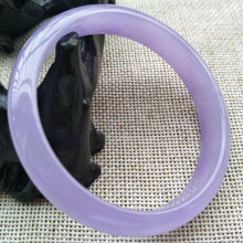 Load image into Gallery viewer, 10% OFF- 54/55/56mm Certified Natural Jadeite Emerald A*Jade HandCarved Lucky Bracelet Bangle Z636