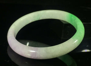 10% OFF- 57/58/59mm Certified Natural Jadeite Emerald A*Jade HandCarved Bracelet Bangle GX413