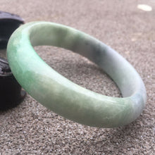 Load image into Gallery viewer, 10% OFF- 55/56/57mm Certified Natural 3 Color Jadeite Emerald A*Jade HandCarved Bracelet Bangle GX308