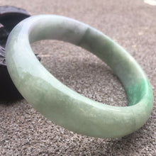 Load image into Gallery viewer, 10% OFF- 55/56/57mm Certified Natural 3 Color Jadeite Emerald A*Jade HandCarved Bracelet Bangle GX308