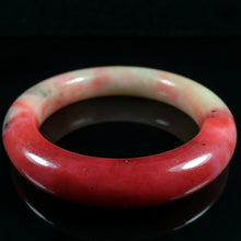 Load image into Gallery viewer, 10% OF- 50/51/52mm Certified Natural Red Emerald Xiu Jade A HandCarved Lucky Round Bracelet Bangle A005