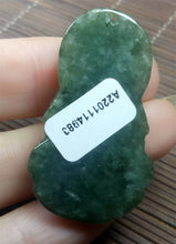 Load image into Gallery viewer, 10% OF- Certified Natural Oily Green Jadeite Emerald A*Jade Handcarved Blessing Guanyin Pendant A4983