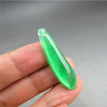 Load image into Gallery viewer, 10% OF- Certified Natural Icy Jadeite Emerald A*Jade Handcarved Lucky Blessing Melon Pendant A515