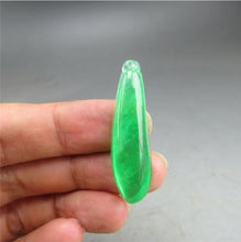 Load image into Gallery viewer, 10% OF- Certified Natural Icy Jadeite Emerald A*Jade Handcarved Lucky Blessing Melon Pendant A515