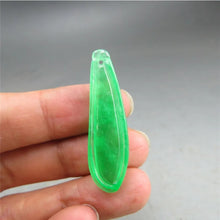 Load image into Gallery viewer, 10% OF- Certified Natural Icy Jadeite Emerald A*Jade Handcarved Lucky Blessing Melon Pendant A515