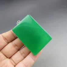 Load image into Gallery viewer, 10% OF- Certified Natural Icy Jadeite Emerald A*Jade Handcarved Lucky Blessing Pendant A338