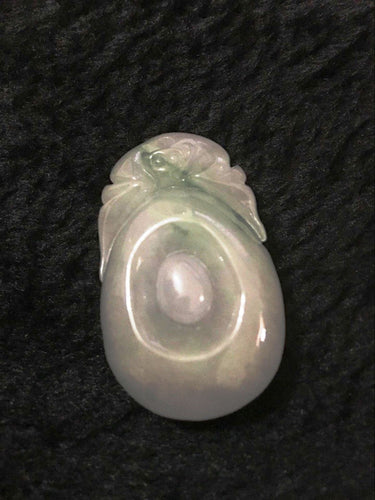 10% OFF on Sales- Certified Natural Icy Jadeite Emerald Jade tablets Pearl Pendant 《Grade A》4589