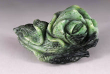 Load image into Gallery viewer, 4.5&#39;&#39; L-Chinese Genuine Natural Hand Carved Dushan Jade Lucky Cabbage 2933