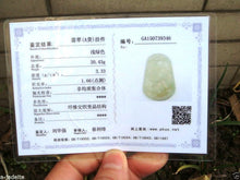 Load image into Gallery viewer, 10% OFF on Sales- Certified Natural Icy Jadeite Emerald Jade Fish Pendant 【Grade A】9346