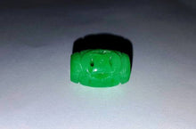 Load image into Gallery viewer, 10% OFF on Sales- Certified Natural Ice Jadeite Emerald Jade Tablets Ruyi Bead Pendant 《Grade A》