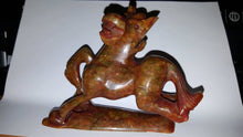 Load image into Gallery viewer, 5.5&#39;&#39; L-Chinese Genuine Natural Hand Carved Nephrite Jade Lucky Horse Statue