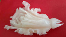 Load image into Gallery viewer, 7&#39;&#39;L-Chinese Genuine Natural White Jade Handcarved Lucky Cabbage Statue