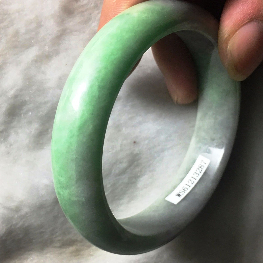 10% OFF- 56/57/58mm Certified Natural Jadeite Emerald A Jade Bangle WS3287