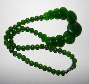 10% OFF- Certified Natural Jadeite Emerald Jade Pearls Necklace